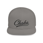 Chaka Script Flat Bill Snapback Hat
