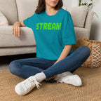 STREAM Graphic T-Shirt — Neon Pixel Gamer Tee