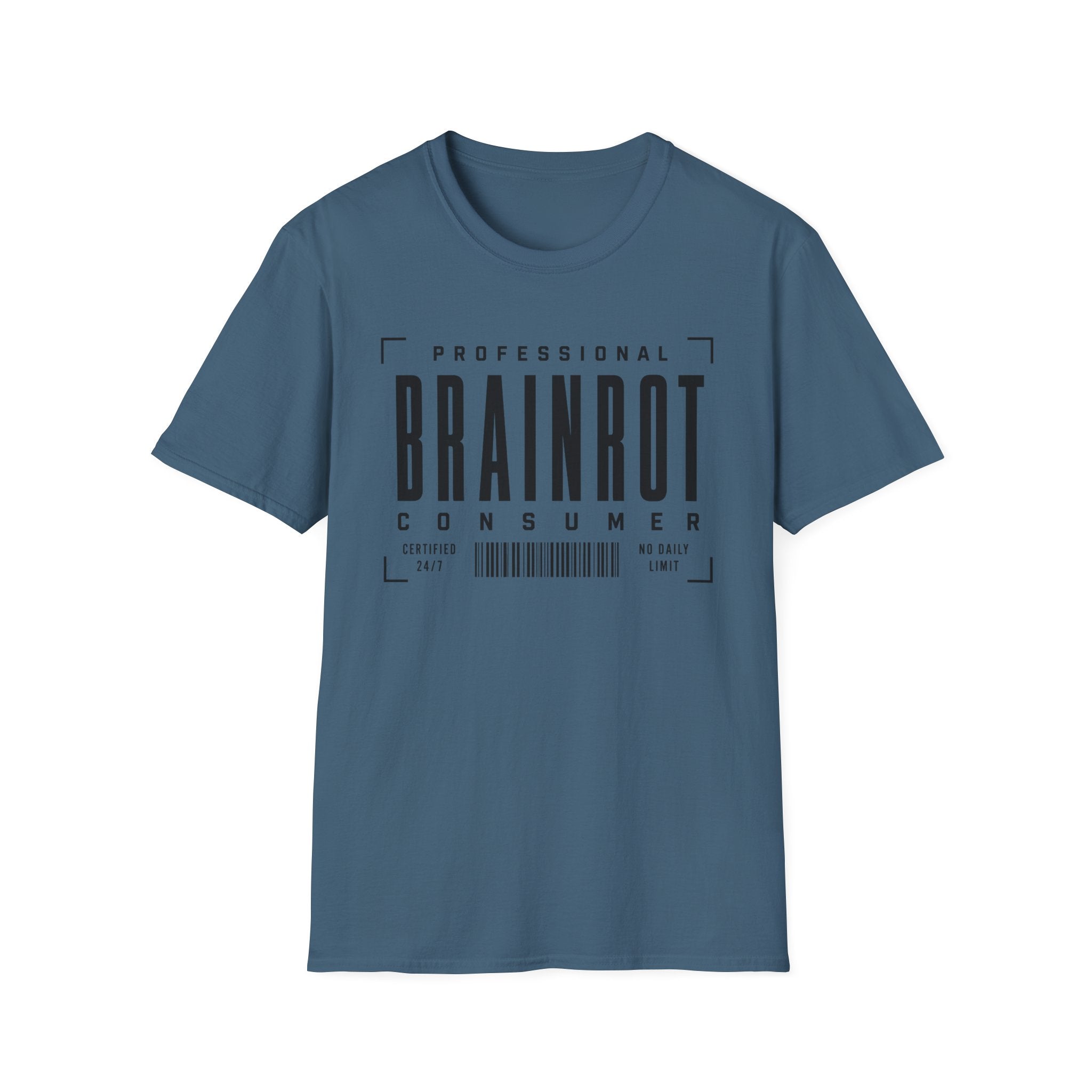 Brainrot Consumer T-Shirt — "Professional Brainrot Consumer" Graphic Tee