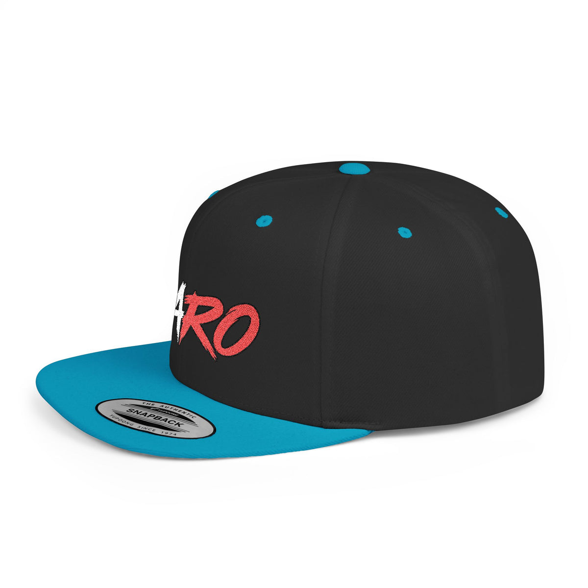 'PARO' Script Flat Bill Cap