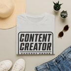 Content Creator Support Group T-Shirt — Bold Typography Tee for Creators