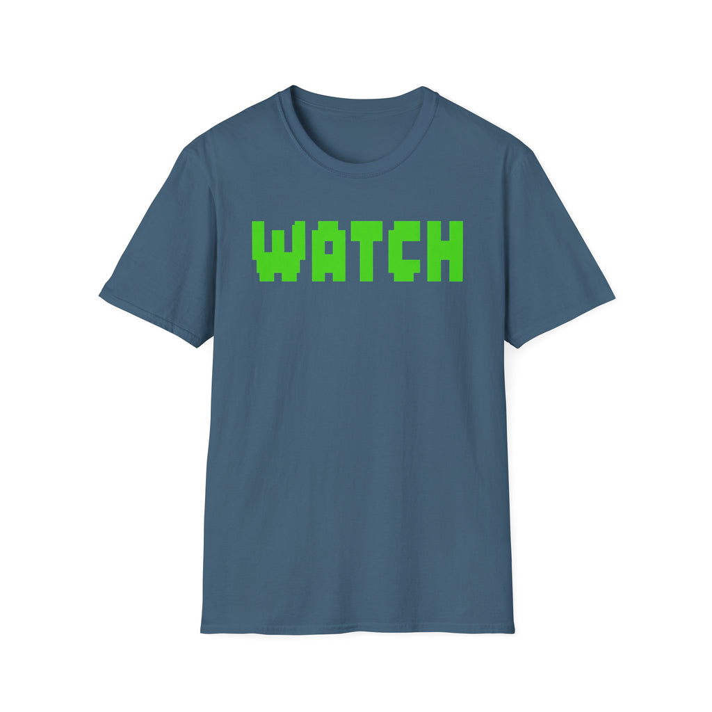 WATCH Graphic T-Shirt — Green Text Tee