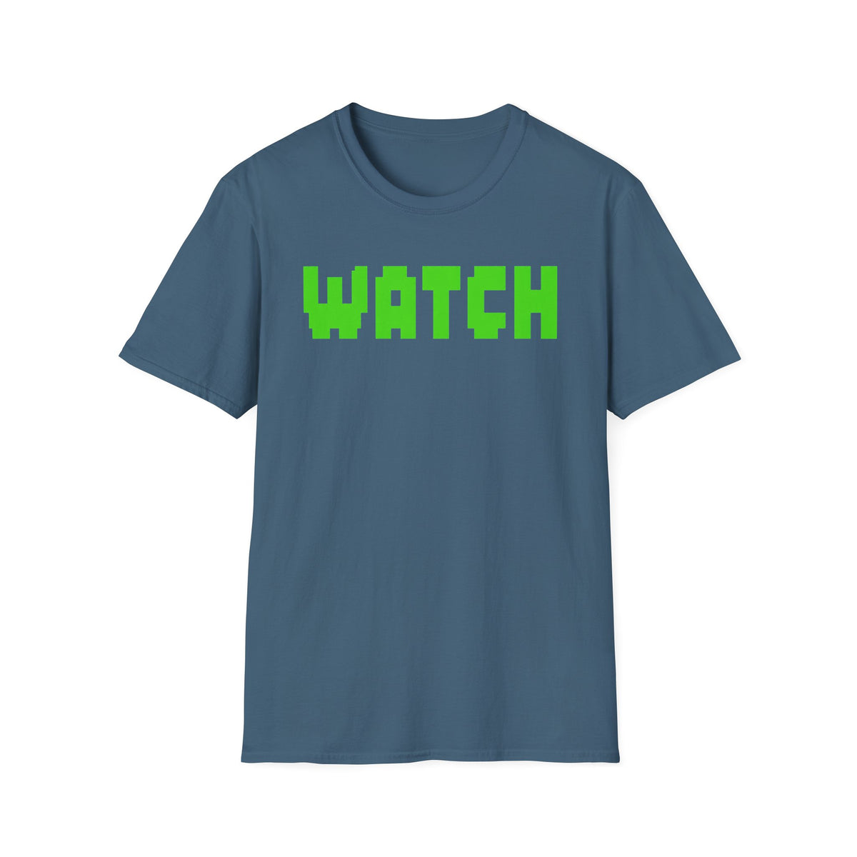 WATCH Graphic T-Shirt — Green Text Tee