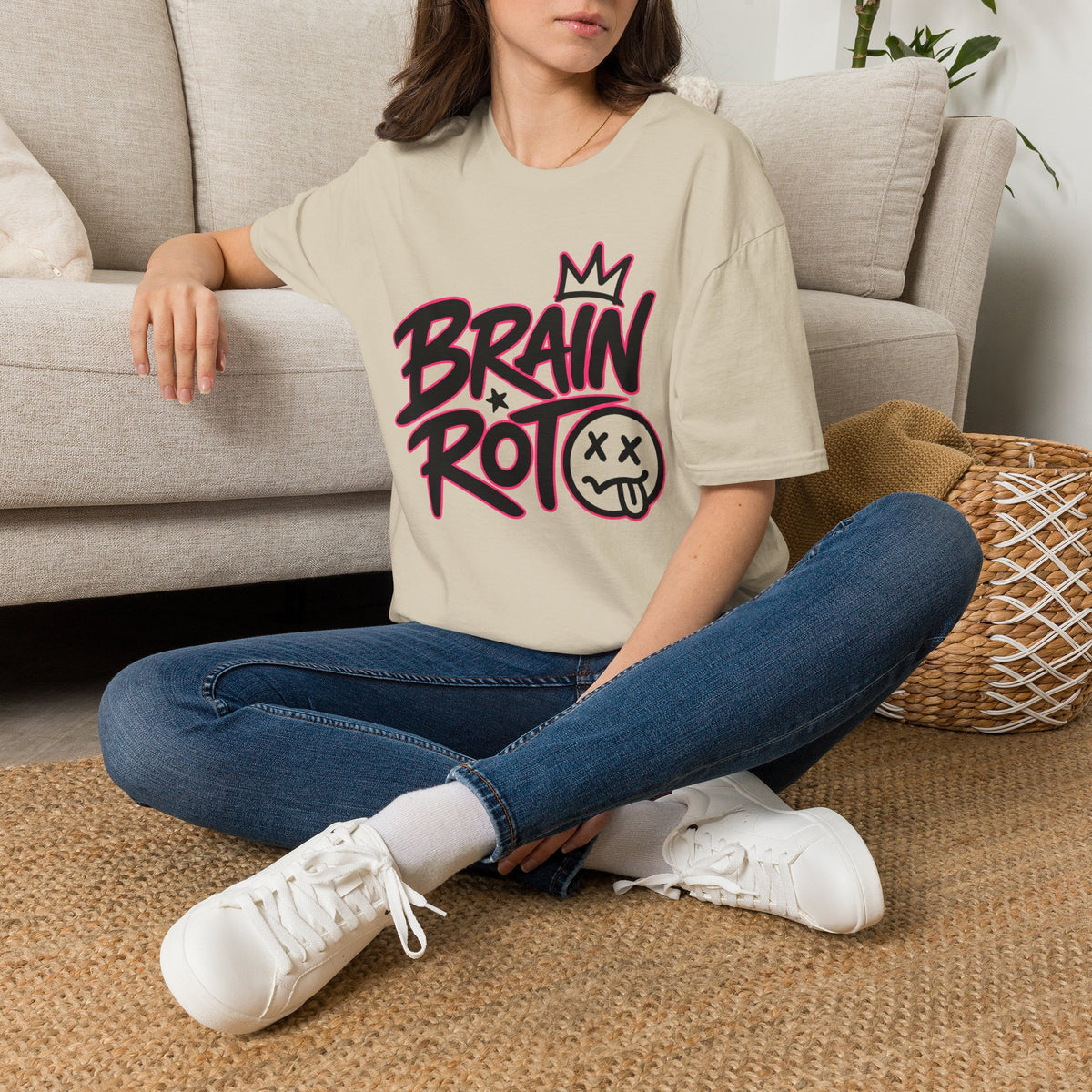 Brain Rot Graphic T-Shirt