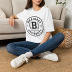 Brainrot University Logo T-Shirt — Vintage Collegiate Graphic Tee