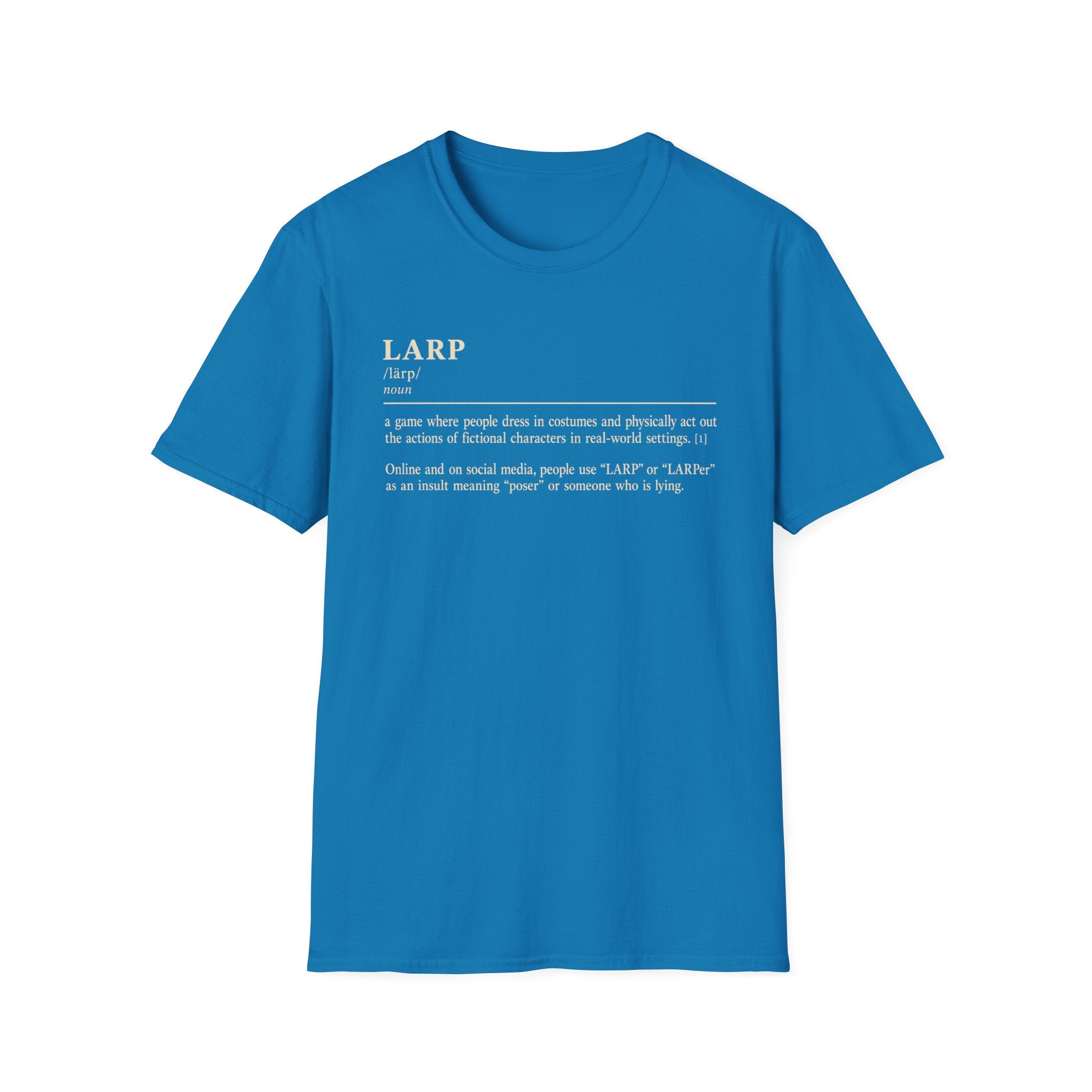 LARP Definition T-Shirt — Funny Roleplay Definition Tee for Larpers