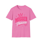 Mogger Princess T‑Shirt — Pink Crown Graphic Tee