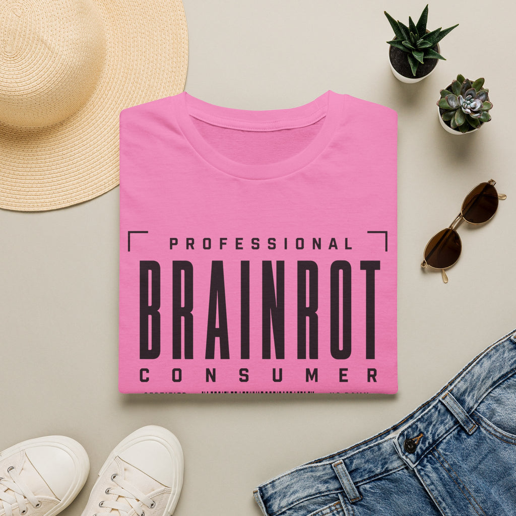 Brainrot Consumer T-Shirt — "Professional Brainrot Consumer" Graphic Tee