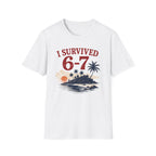 I Survived 6-7 T-Shirt — Retro Island Vacation Survivor Tee