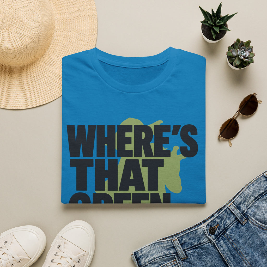 Where's That Green Frogman? T-Shirt