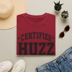 Certified Huzz T‑Shirt — Collegiate Vintage Lettering Tee