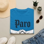 Paro Handshake T-Shirt — Vintage Gothic Script Graphic Tee