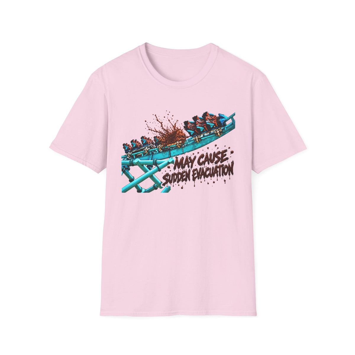 "May Cause Sudden Evacuation" Thrill Ride Tee