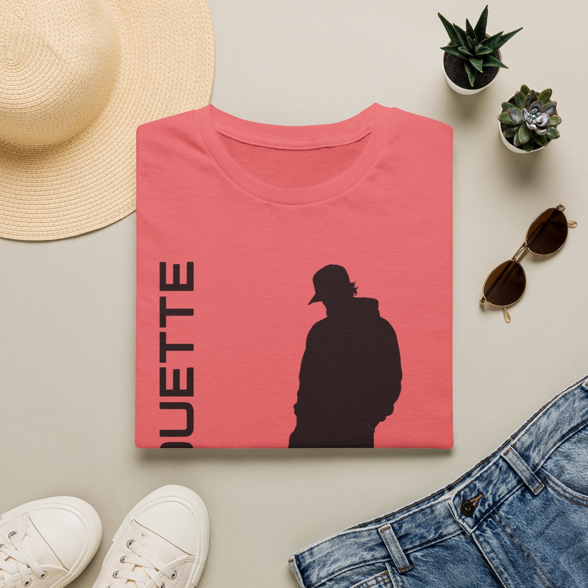 Silhouette Graphic T-Shirt — 'SILHOUETTE' Minimal Urban Streetwear