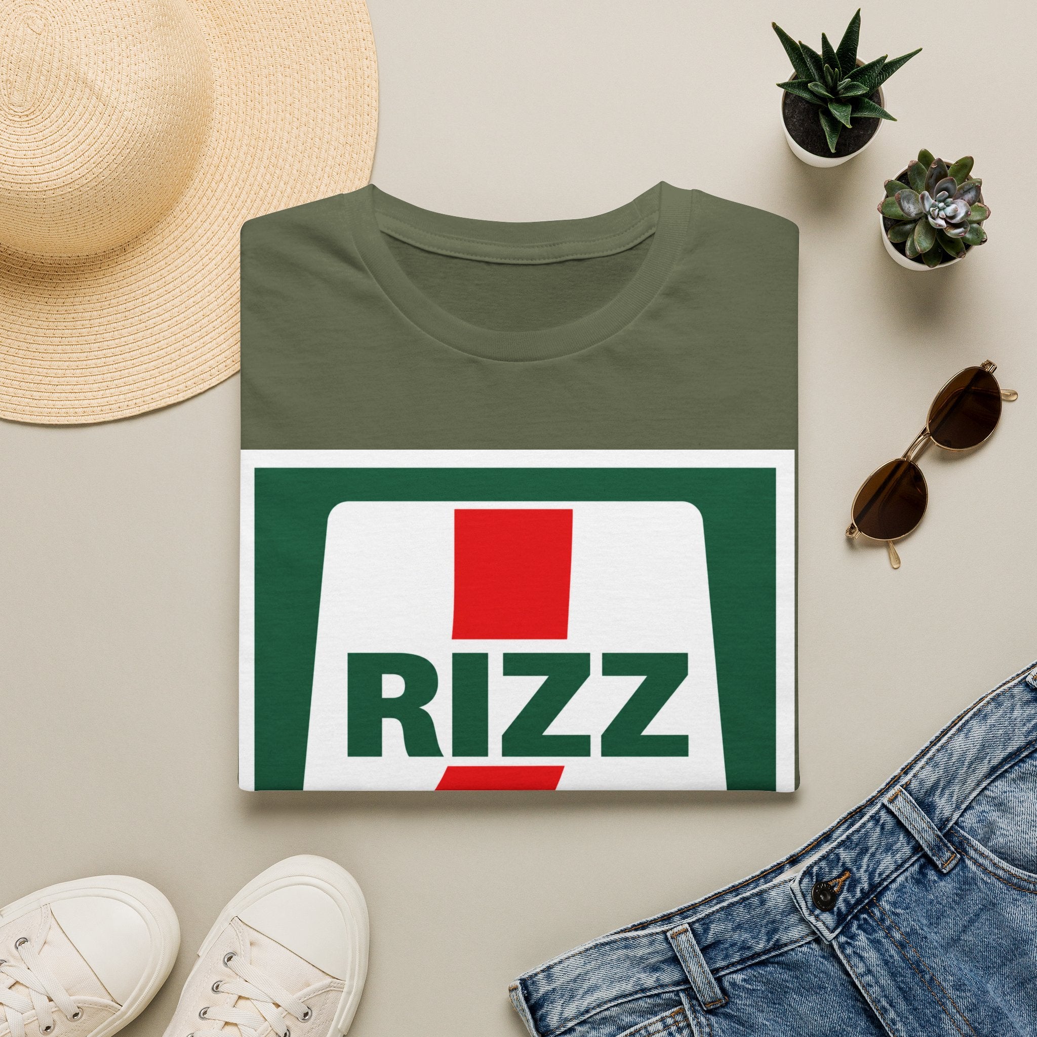 L RIZZ Retro Logo T-Shirt — Vintage-Inspired Streetwear Tee