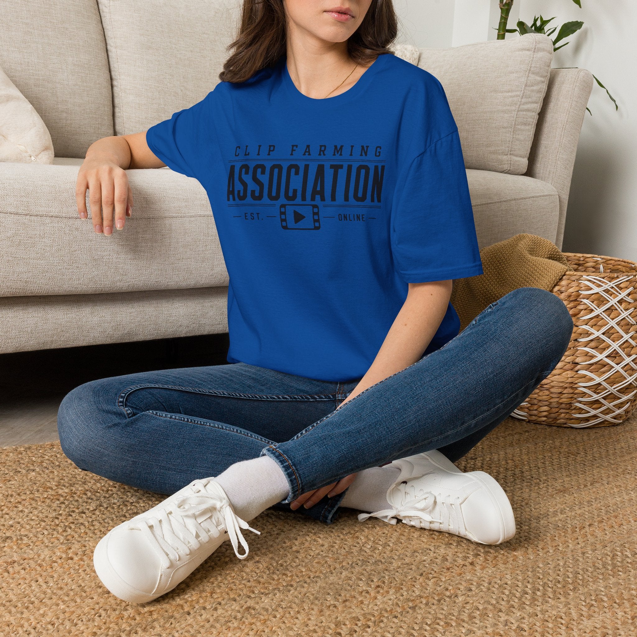 Clip Farming Association T-Shirt — Est. Online Video Creator Tee