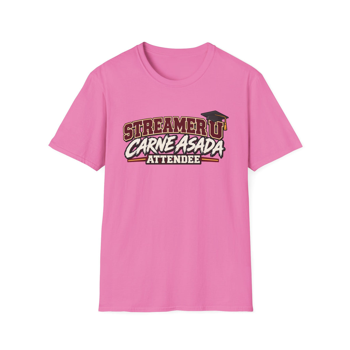 Streamer U Carne Asada Attendee T‑Shirt