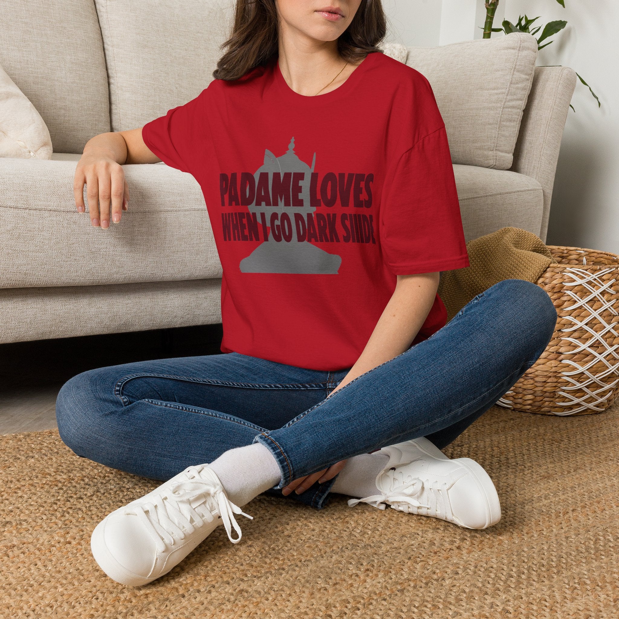 T-Shirt — "Padme Loves When I Go Dark Side" Parody Graphic Tee