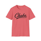 Chaka Script T-Shirt — Retro Cursive Logo Tee