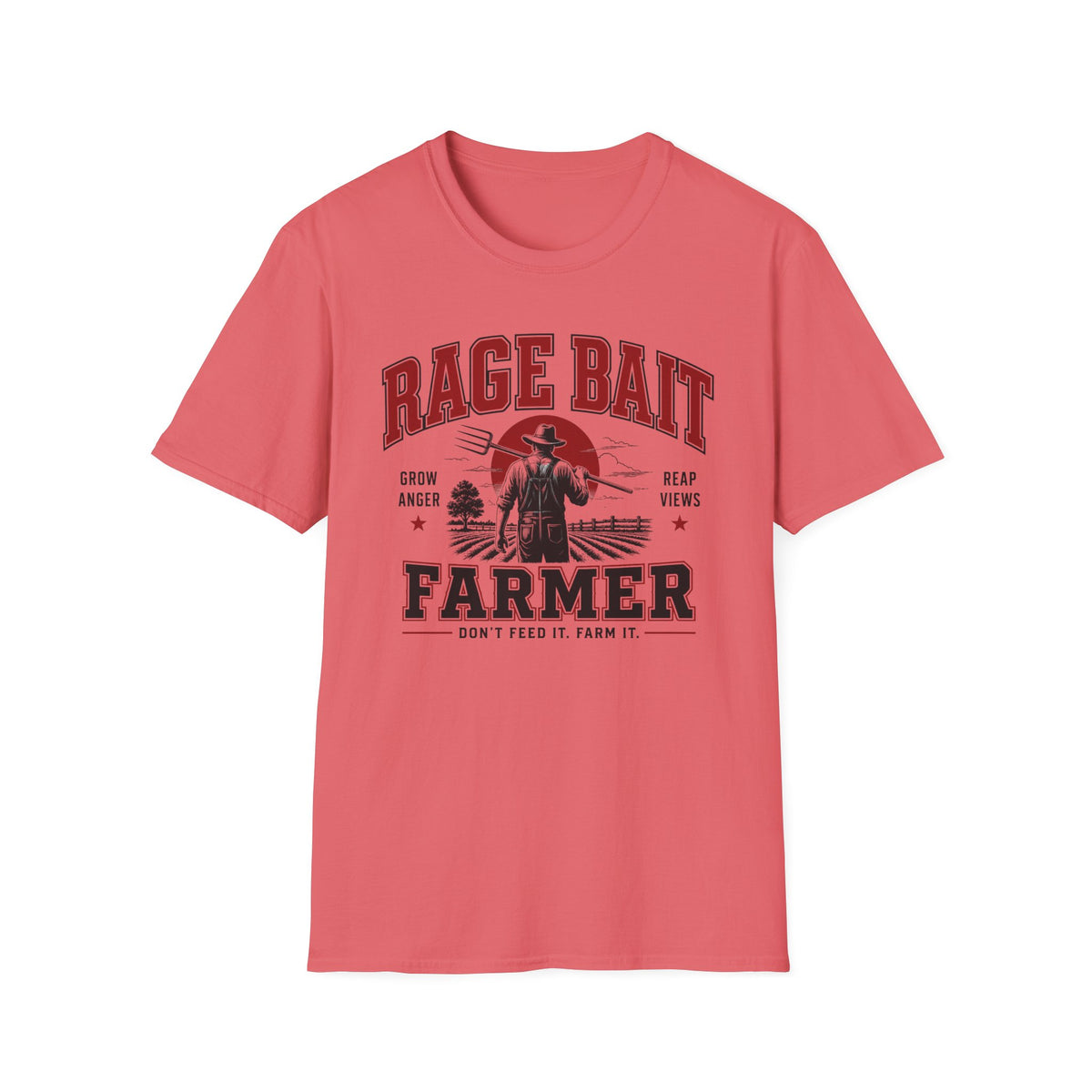 Rage Bait Farmer Graphic T‑Shirt