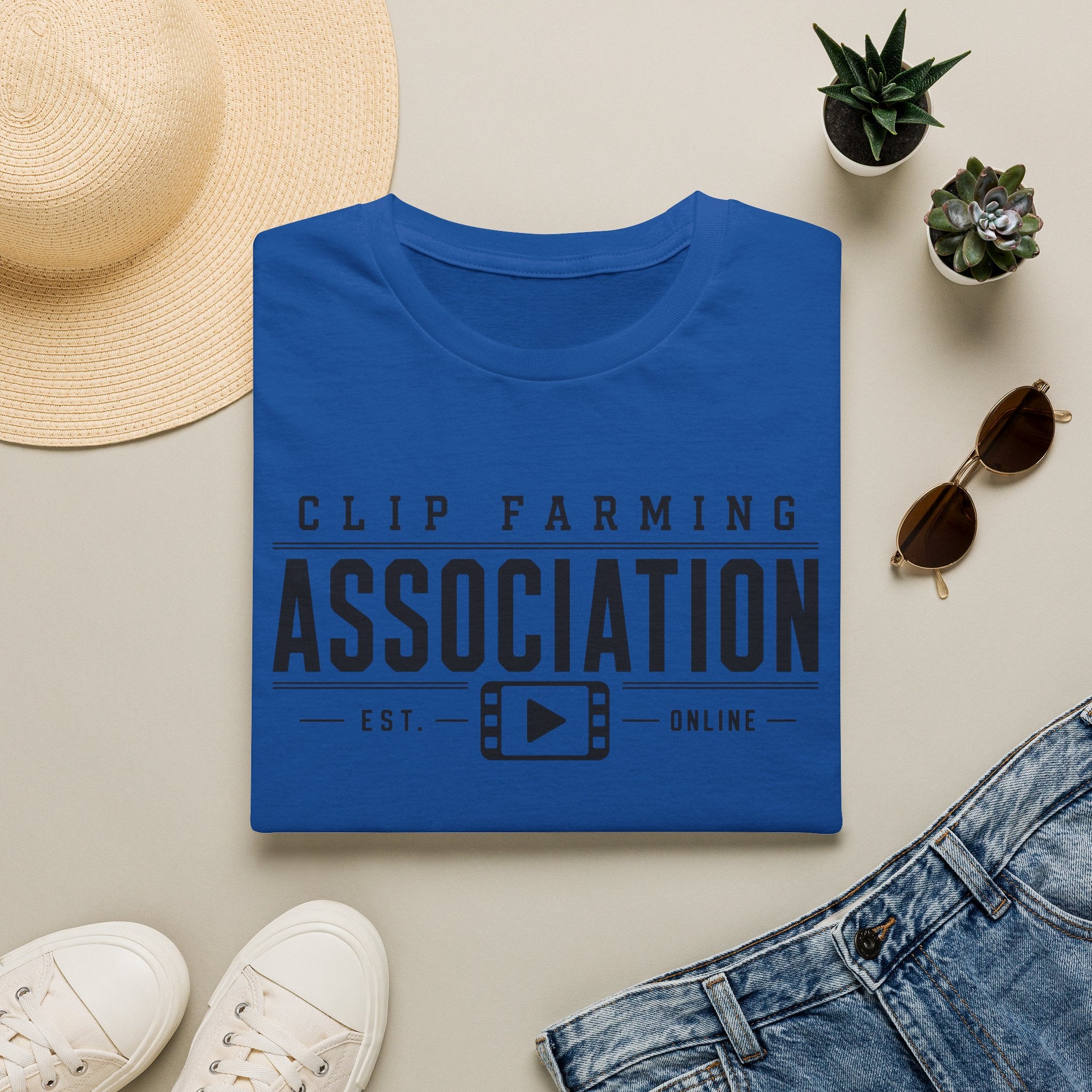 Clip Farming Association T-Shirt — Est. Online Video Creator Tee
