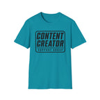 Content Creator Support Group T-Shirt — Bold Typography Tee for Creators