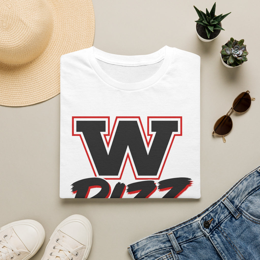 W Rizz Graphic Tee — Bold Varsity Lettering Shirt