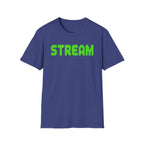 STREAM Graphic T-Shirt — Neon Pixel Gamer Tee