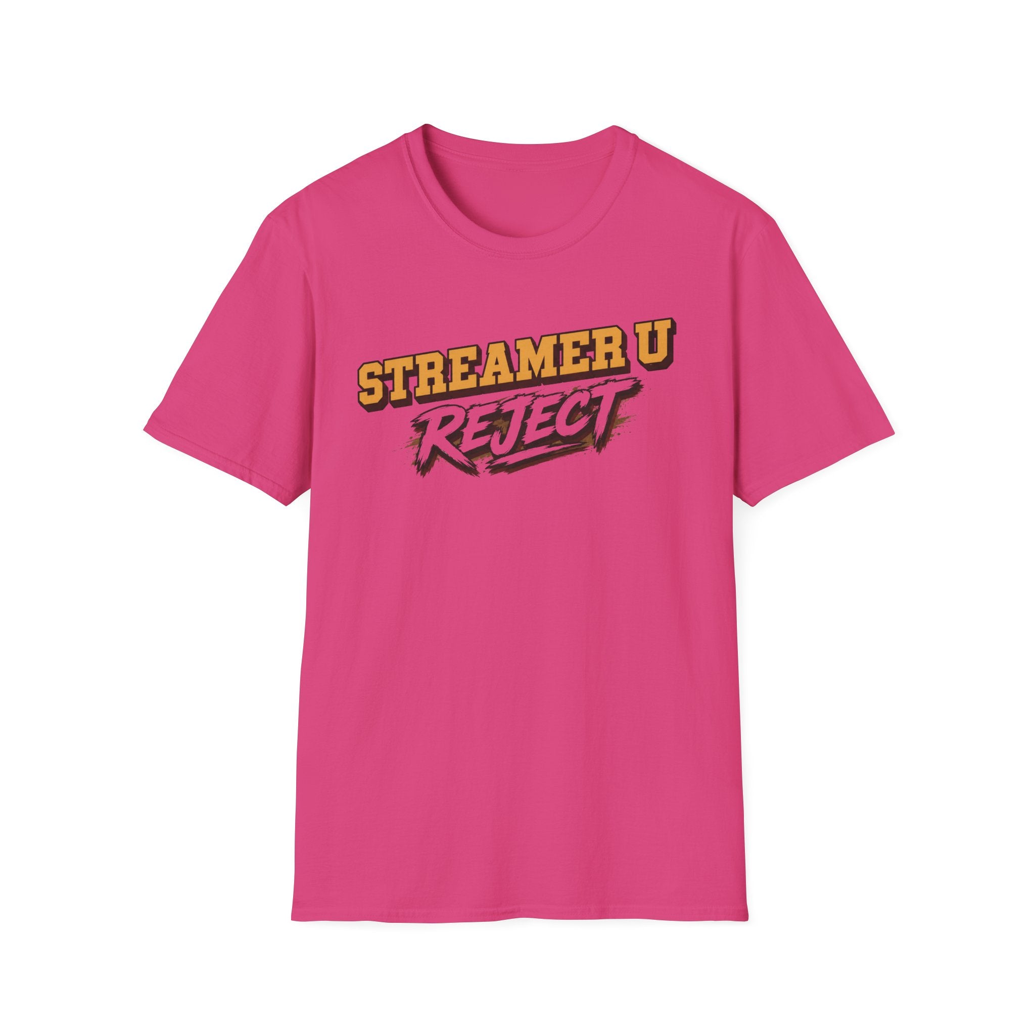Streamer U Reject T-Shirt — Edgy Gamer Graphic Tee for Streamers & Fans