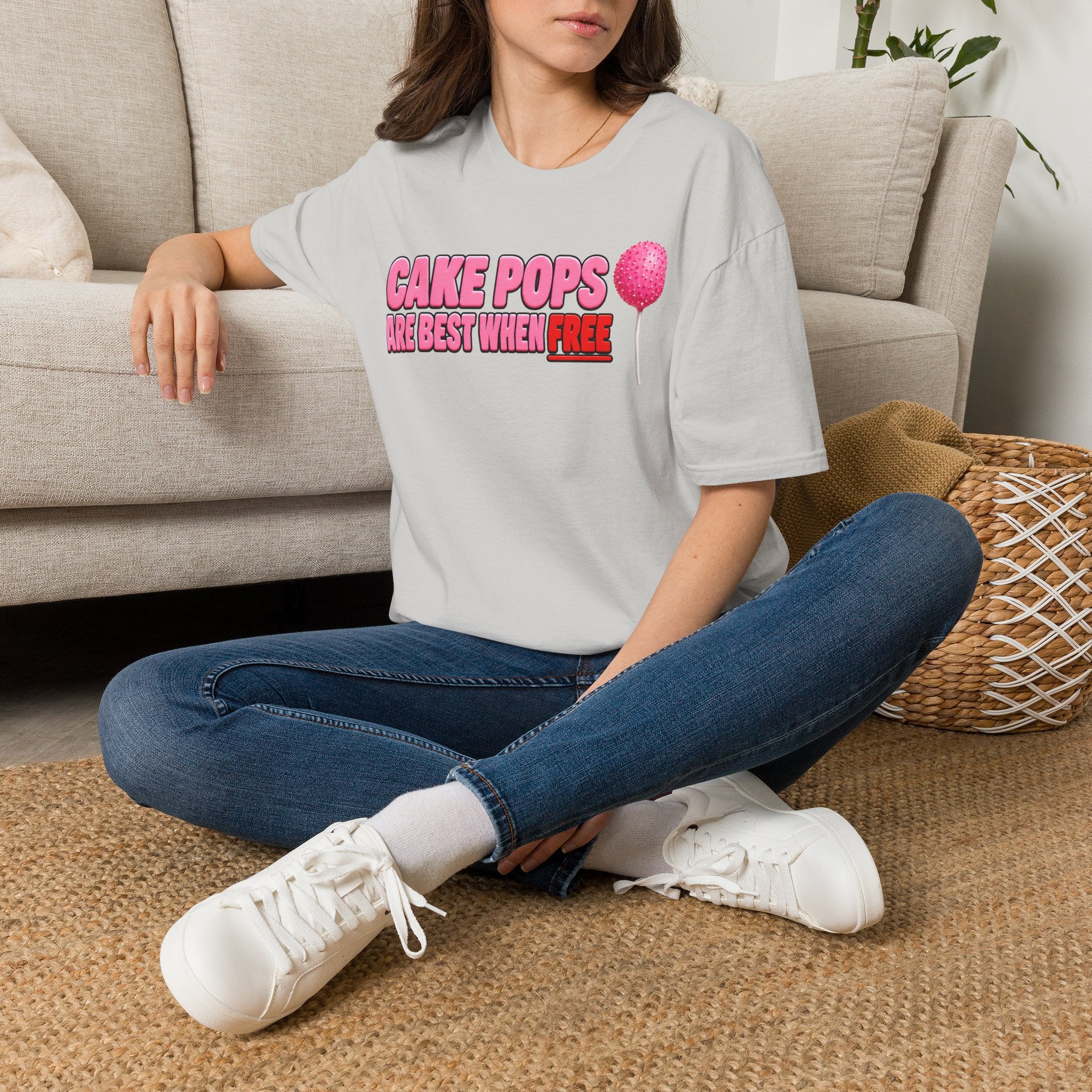 No Free Cakepops T‑Shirt — Funny Dessert Lover Graphic Tee