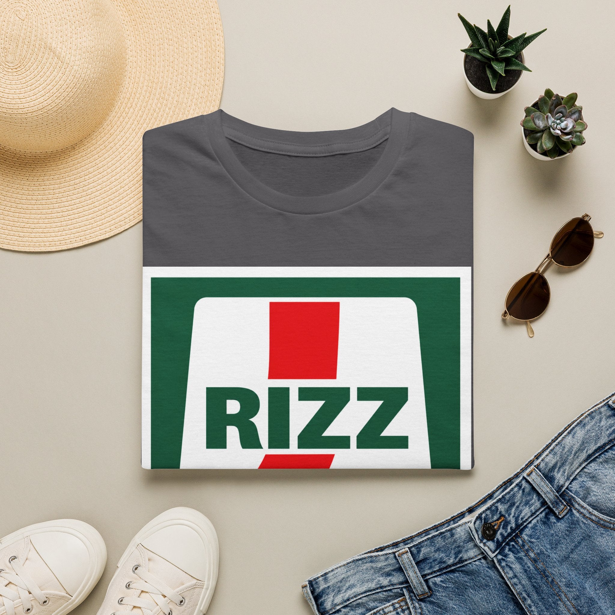 L RIZZ Retro Logo T-Shirt — Vintage-Inspired Streetwear Tee