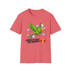 Parrot T-Shirt — 'Perrico Gives You Wiings' Funny Tropical Bird Tee