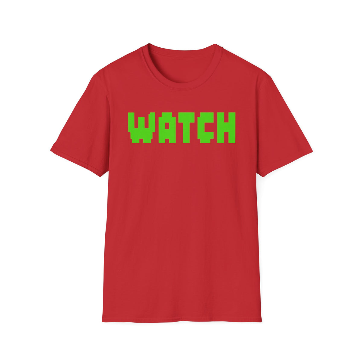 WATCH Graphic T-Shirt — Green Text Tee