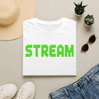 STREAM Graphic T-Shirt — Neon Pixel Gamer Tee