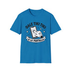 T-Shirt — 'Dale Tiki Tiki! A La Pantalla' Funny Spanish Phone-Press Graphic Tee