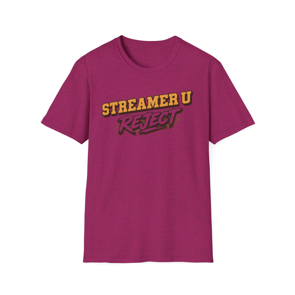 Streamer U Reject T-Shirt — Edgy Gamer Graphic Tee for Streamers & Fans