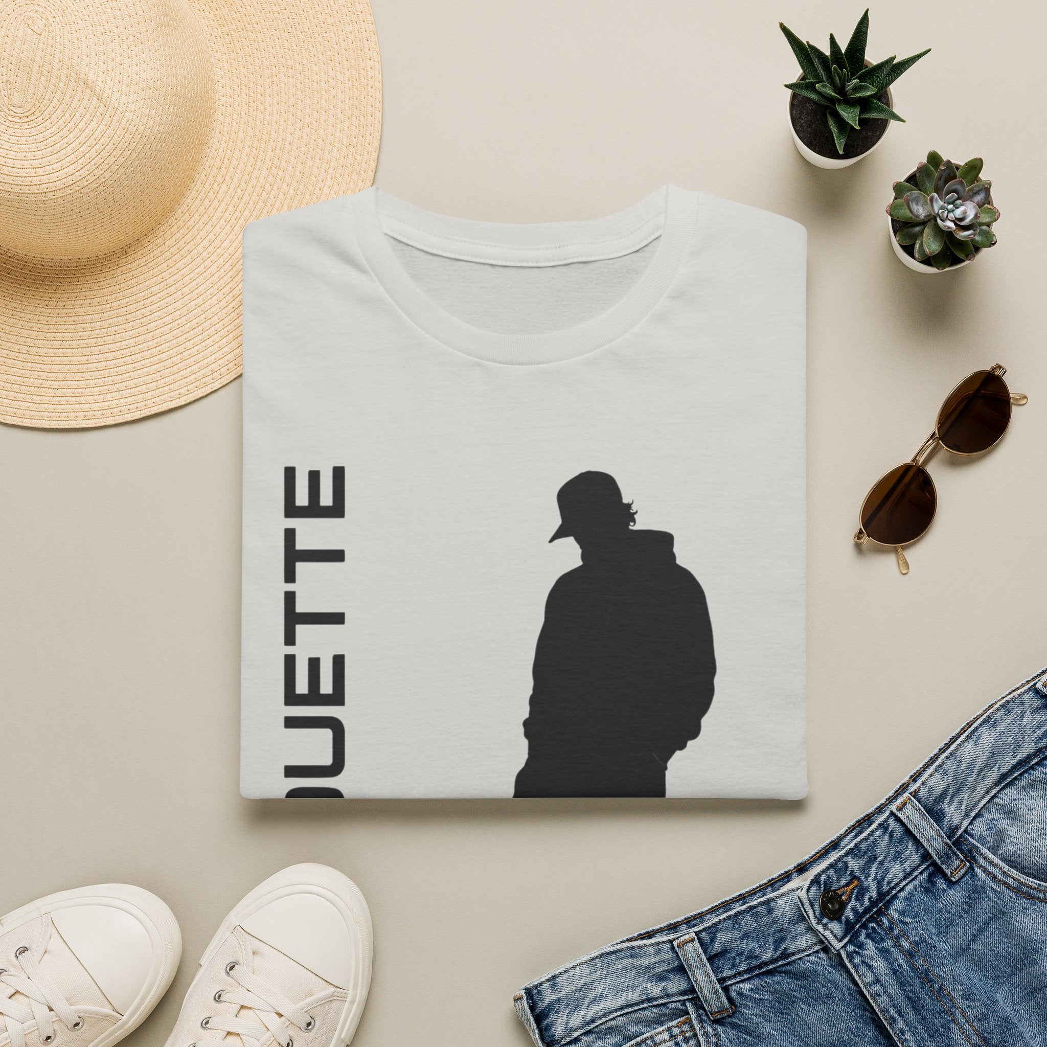 Silhouette Graphic T-Shirt — 'SILHOUETTE' Minimal Urban Streetwear