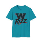 W Rizz Graphic Tee — Bold Varsity Lettering Shirt