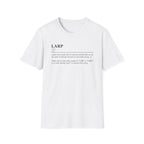 LARP Definition T-Shirt — Minimalist Dictionary Tee for Larpers & Cosplayers