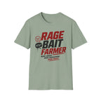 Rage Bait Farmer T-Shirt — Funny Meme Political Humor Tee