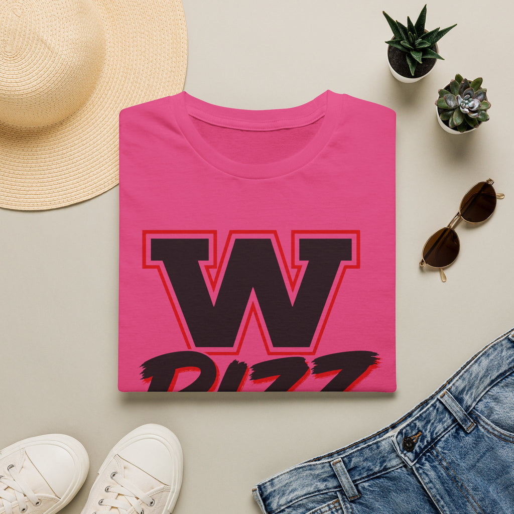 W Rizz Graphic Tee — Bold Varsity Lettering Shirt