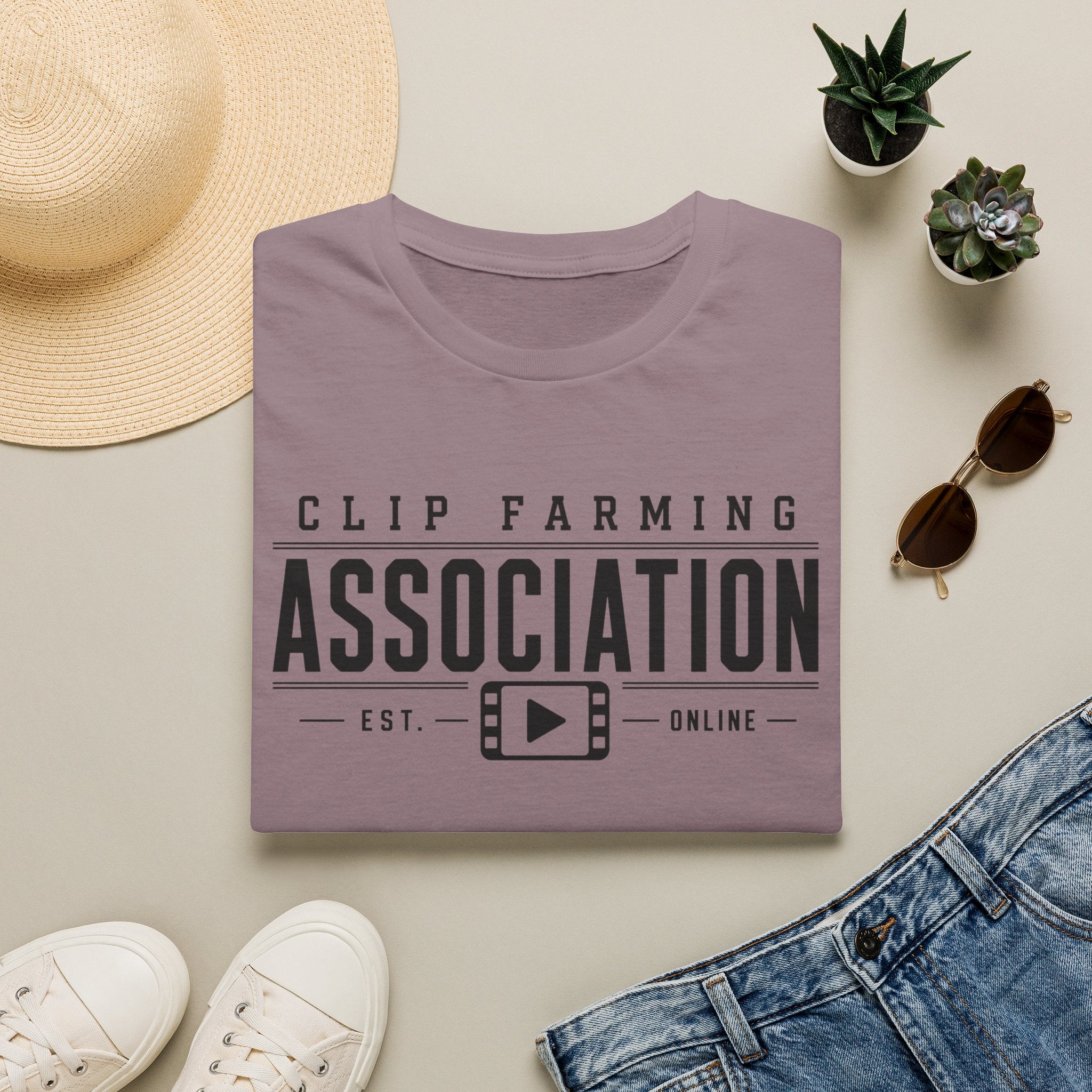 Clip Farming Association T-Shirt — Est. Online Video Creator Tee