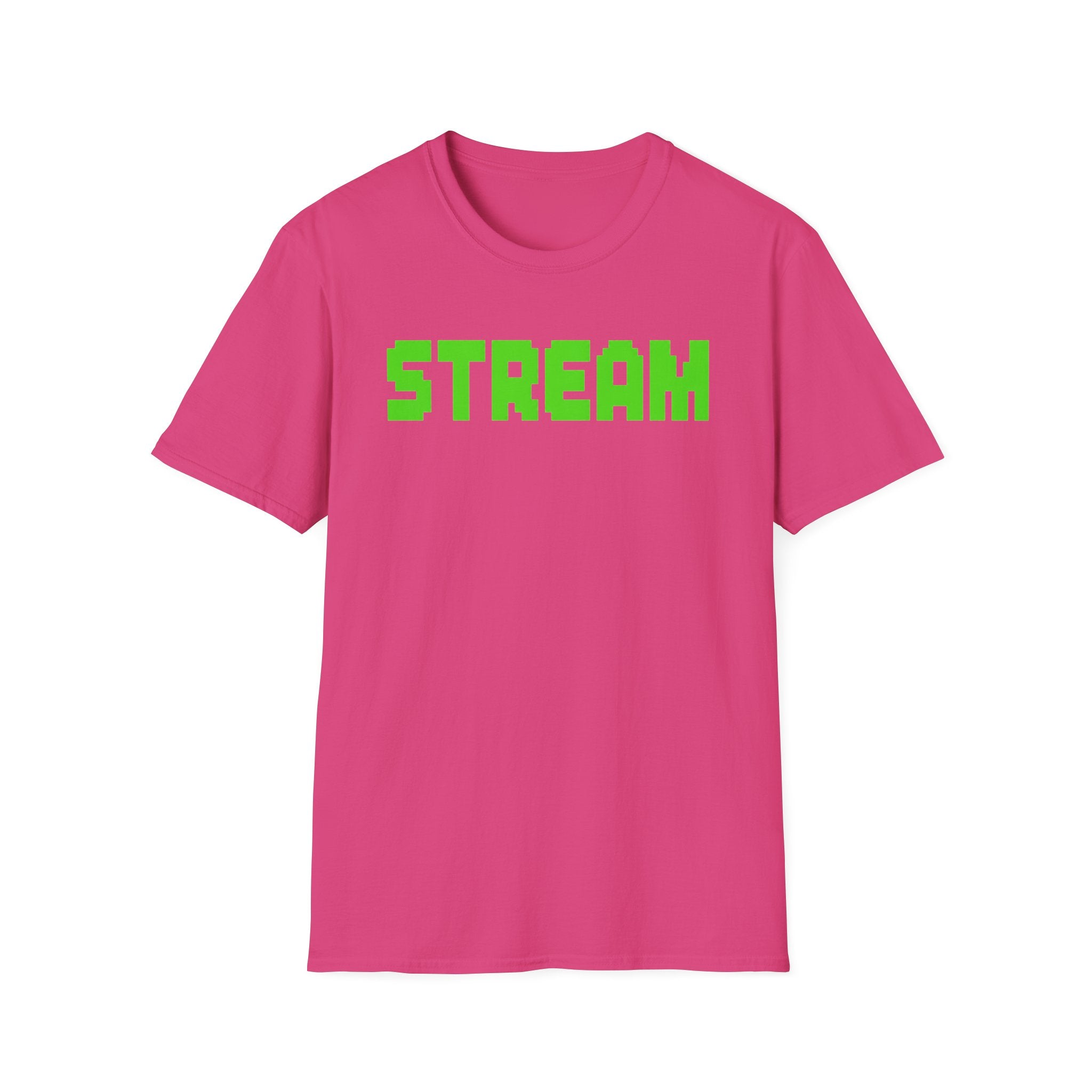 STREAM Graphic T-Shirt — Neon Pixel Gamer Tee