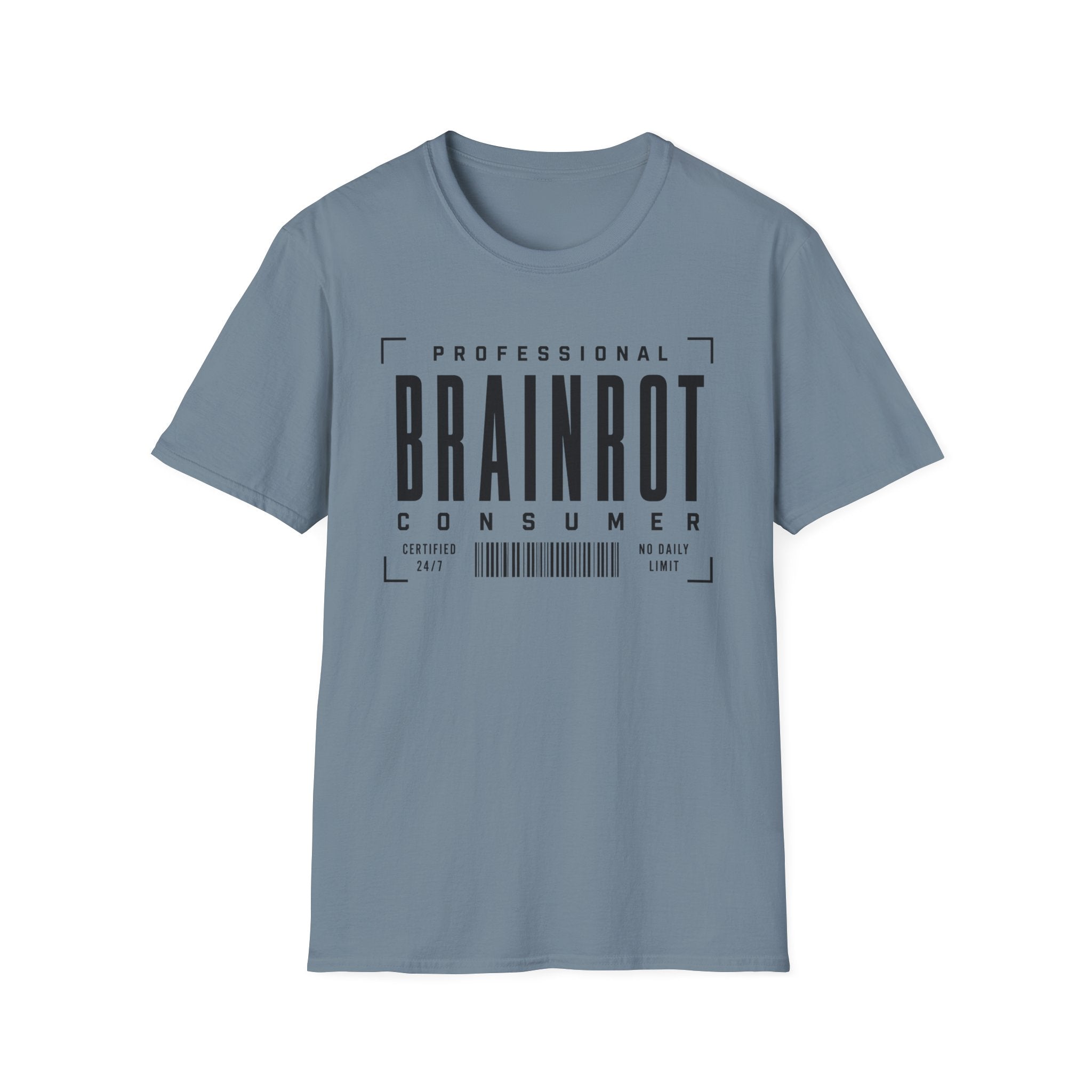 Brainrot Consumer T-Shirt — "Professional Brainrot Consumer" Graphic Tee