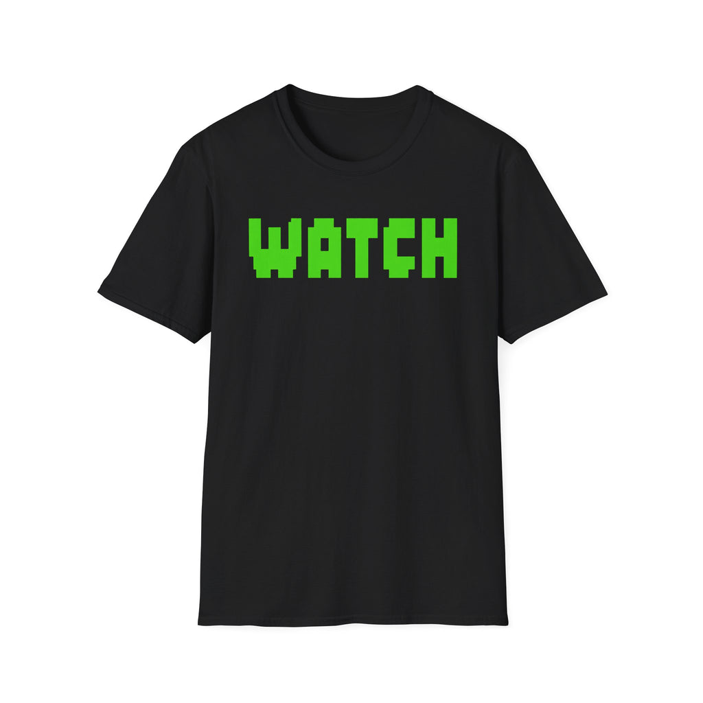 WATCH Graphic T-Shirt — Green Text Tee