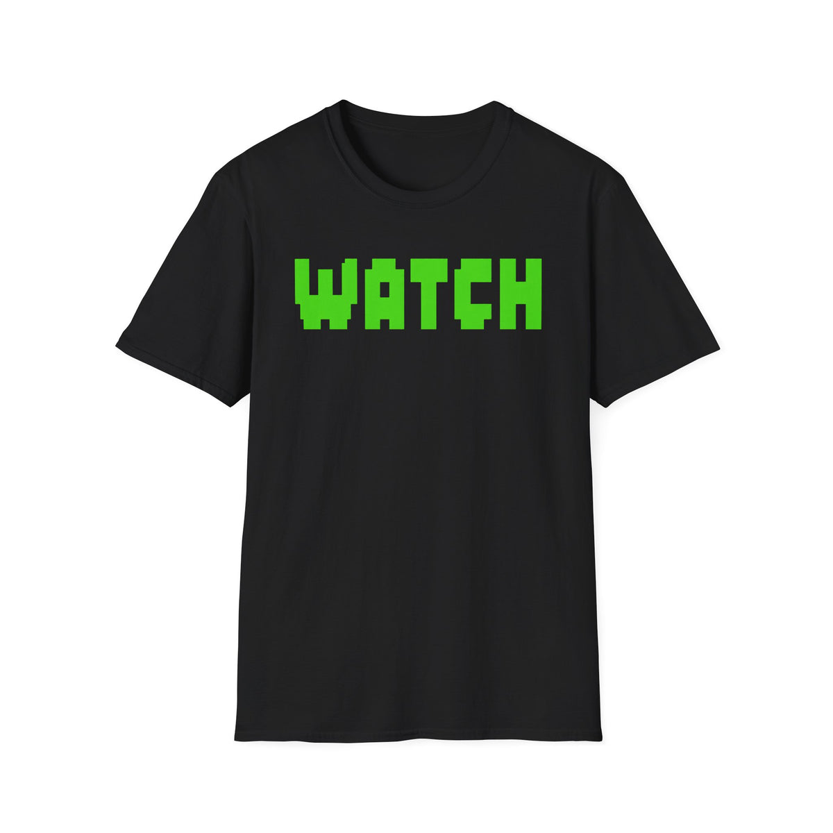 WATCH Graphic T-Shirt — Green Text Tee