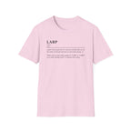 LARP Definition T-Shirt — Minimalist Dictionary Tee for Larpers & Cosplayers