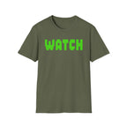 WATCH Graphic T-Shirt — Green Text Tee