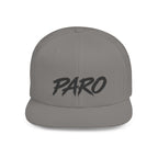 'PARO' Script Flat Bill Cap