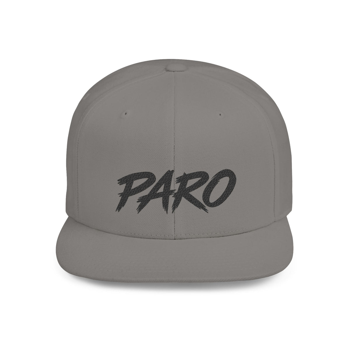 'PARO' Script Flat Bill Cap